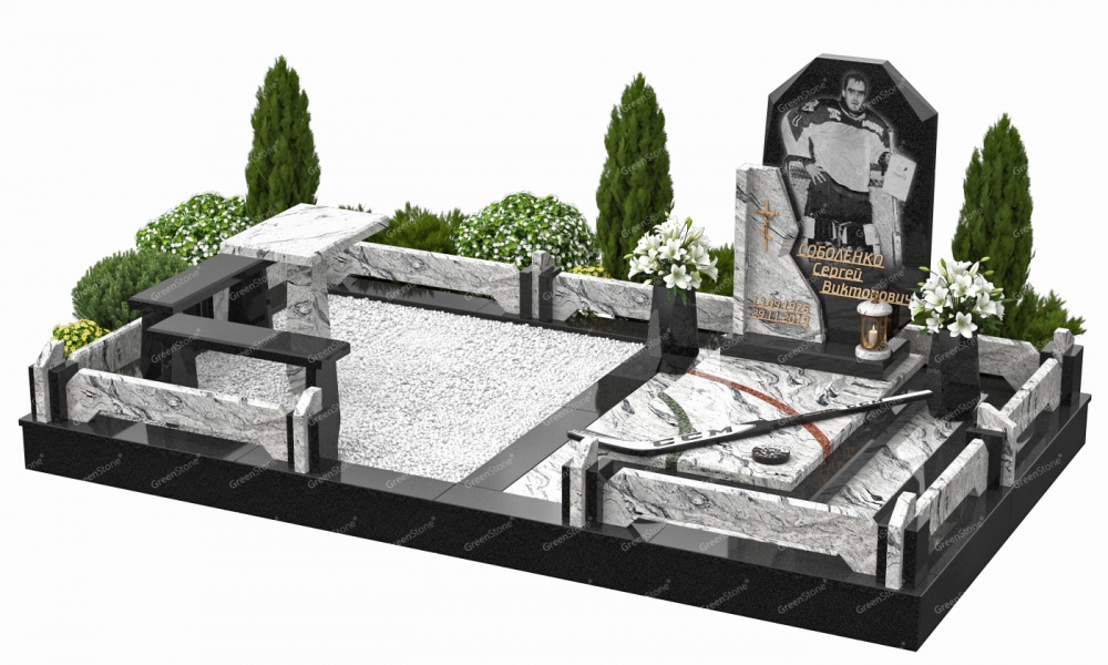 3D макет памятника для Сергея Соболенко