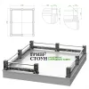 Гранитная ограда ГО-16-01