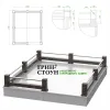 Гранитная ограда ГО-16-03
