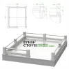 Гранитная ограда ГО-16-06