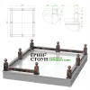 Гранитная ограда ГО-19-04