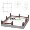 Гранитная ограда ГО-19-05