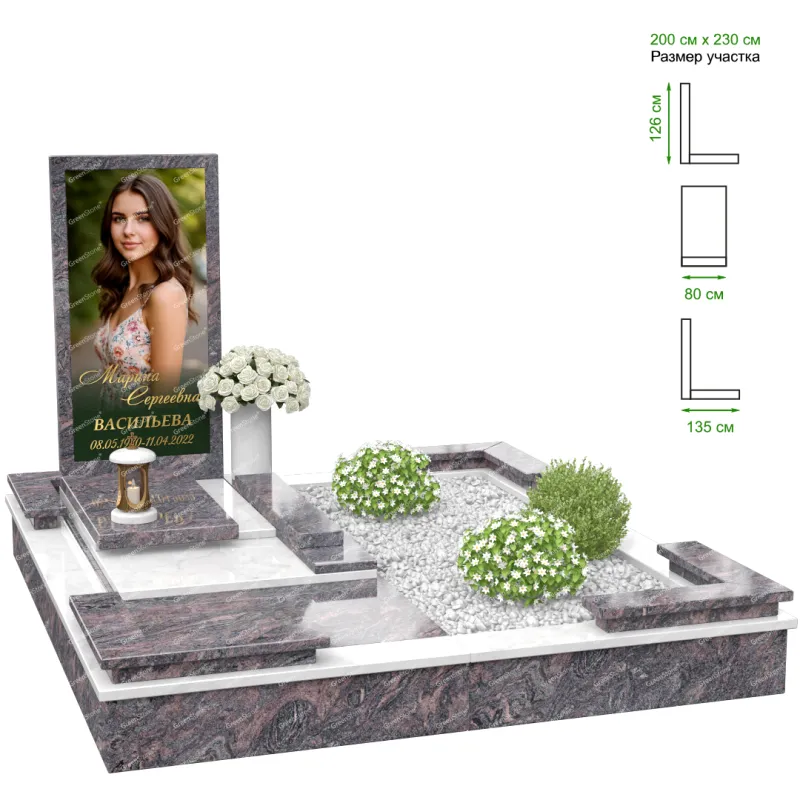 Эксклюзивный памятник NK-27-1