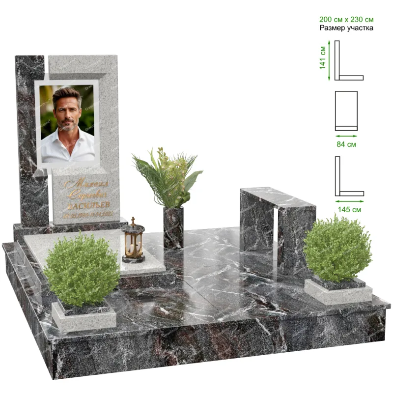 Эксклюзивный памятник NK-25-1