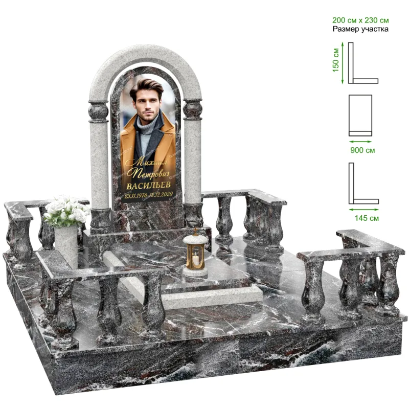 Эксклюзивный памятник NK-23-3