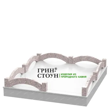 Купить Гранитная ограда ГО-33-02 в Минске