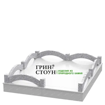 Купить Гранитная ограда ГО-33-01 в Минске