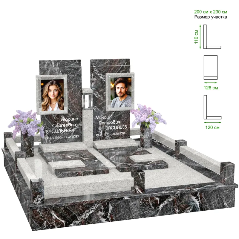 Эксклюзивный памятник NK-20-4